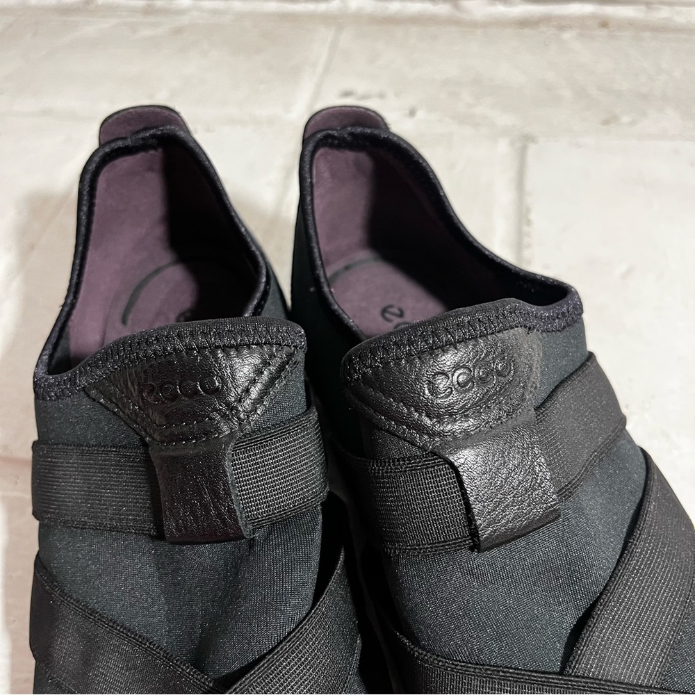 Ecco Bluma Slip-On Flats Black Sz 40 (~9.5) - Picture 5 of 7